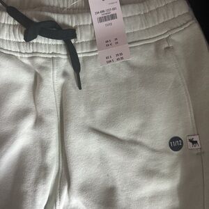 Abercrombie Kids Light Cream Joggers